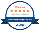 Avvo Reviews | 5 stars out of 10 reviews | Alexander Berry-Santoro